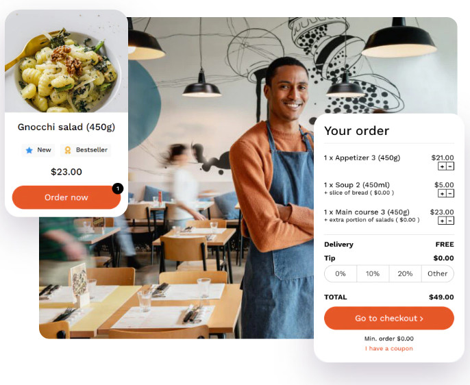 online ordering system benefits example photo