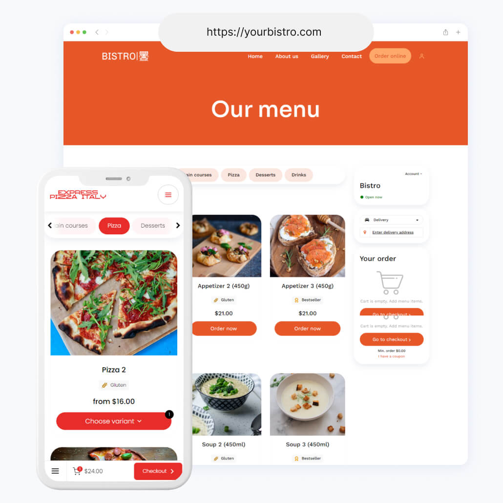 Restaurant Menu App