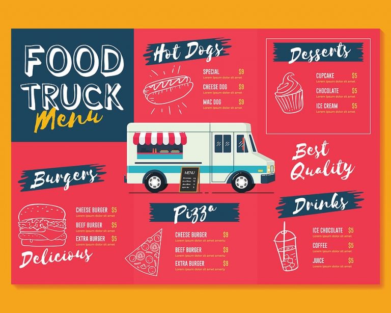 examples of a business plan for a food truck
