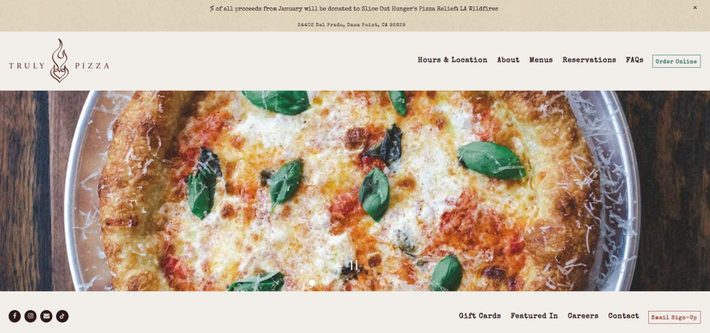 best pizza websites truly pizza