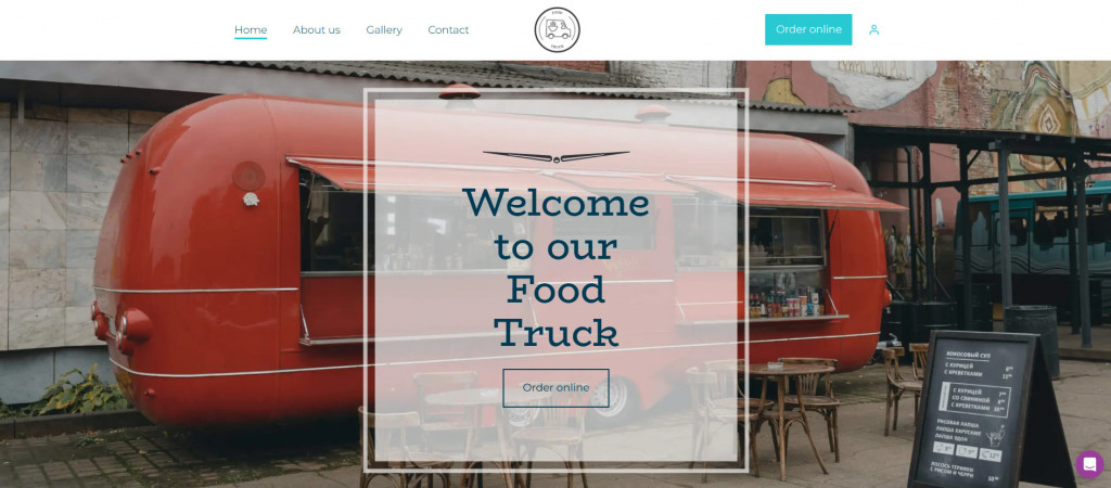 best food truck websites food truck website template