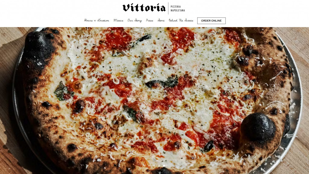 best pizza websites vittoria