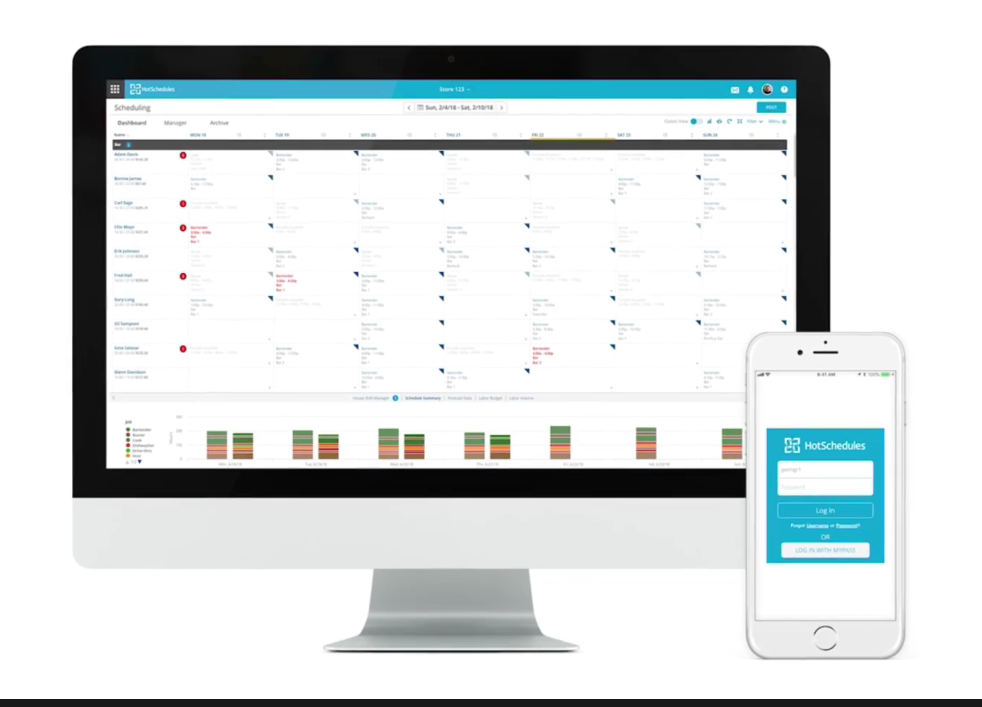 restaurant scheduling app hotschedules