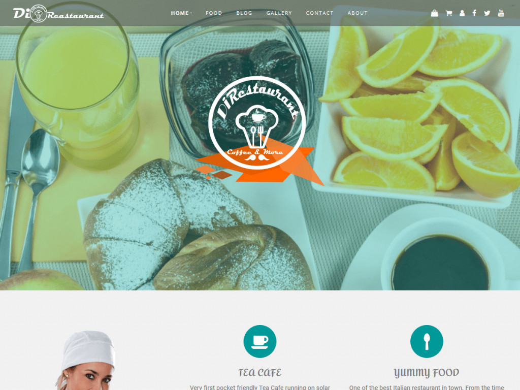 wordpress restaurant themes di restaurant