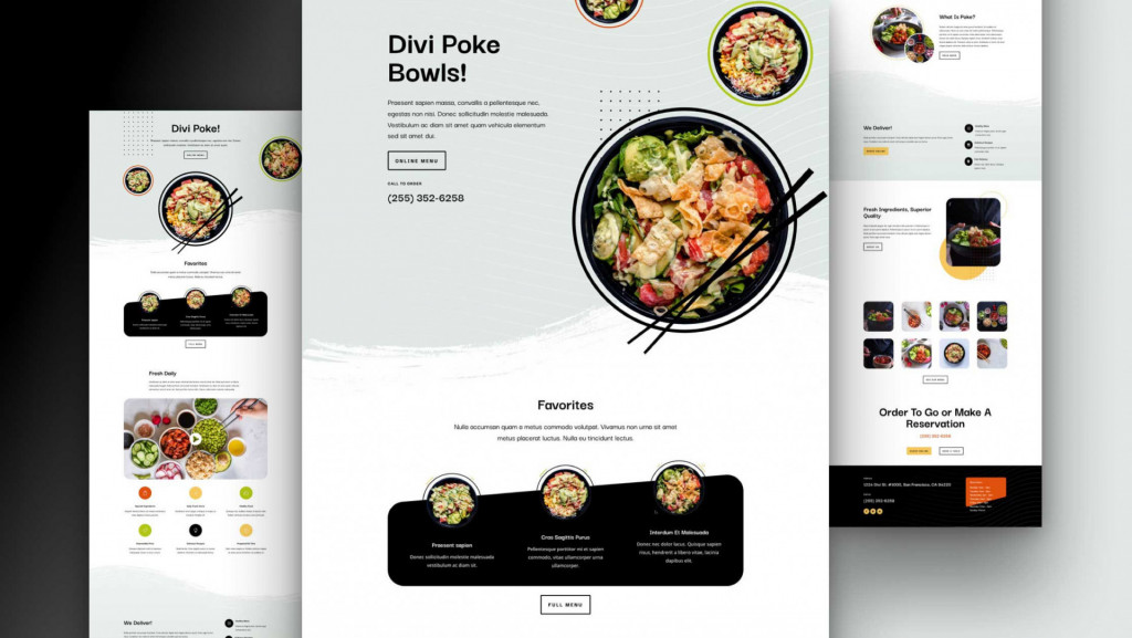 wordpress restaurant themes divi