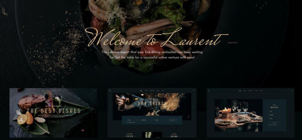 wordpress restaurant themes laurent