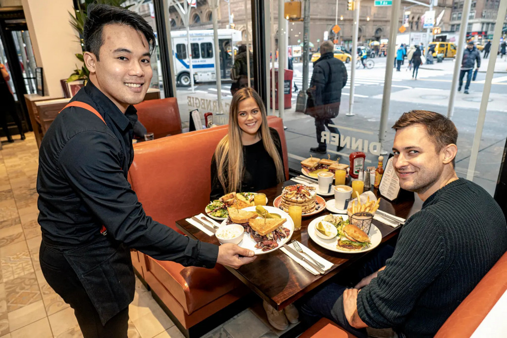 restaurant seating - guests in a restaurant