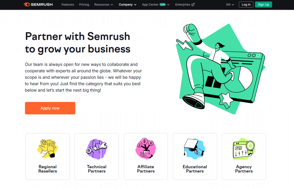 software reseller Semrush