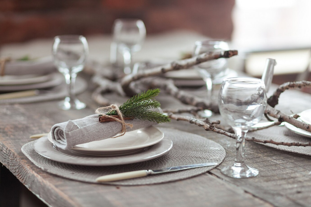 restaurant table setting table setting