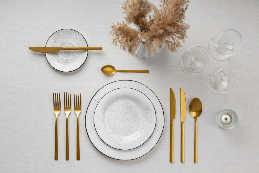 restaurant table setting table setting